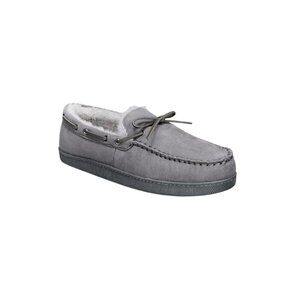 Club Room Mens Slippers Moccasin Indoor House Shoes Grey Small, Medium